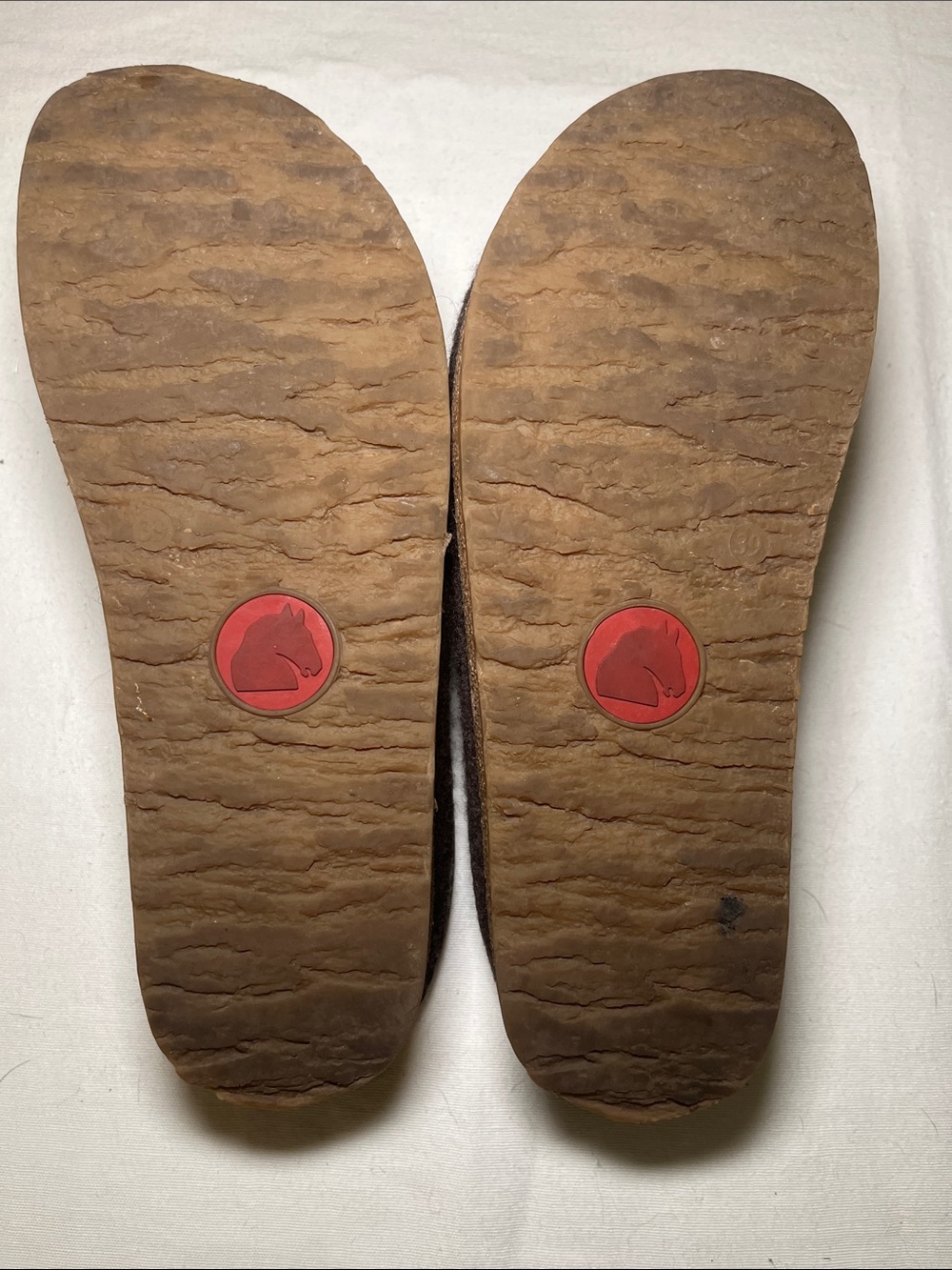 Haflinger Brown Wool Slip-On Clogs - Picture 11 of 11